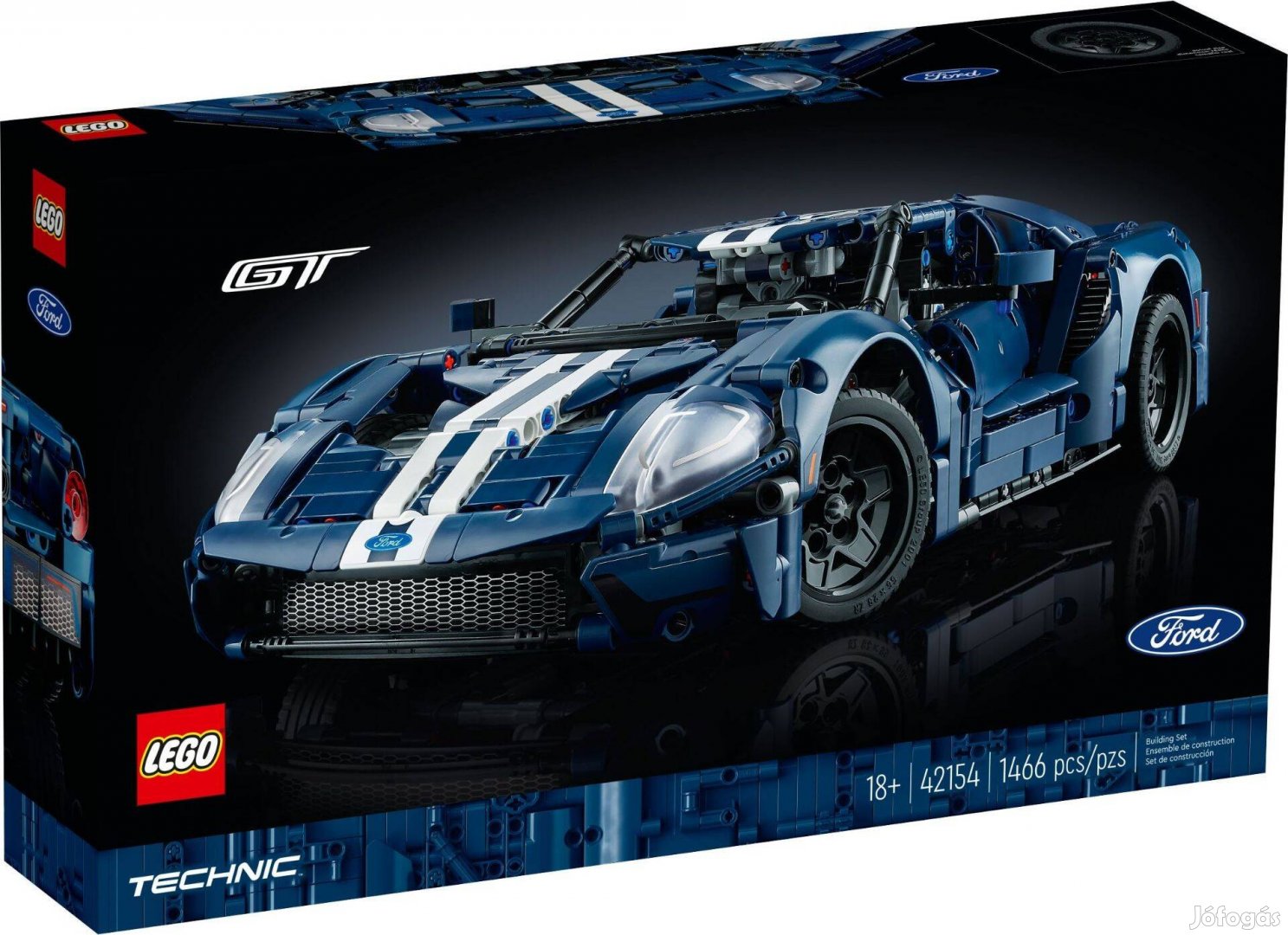LEGO Technic 42154 2022 Ford GT új, bontatlan utánvét