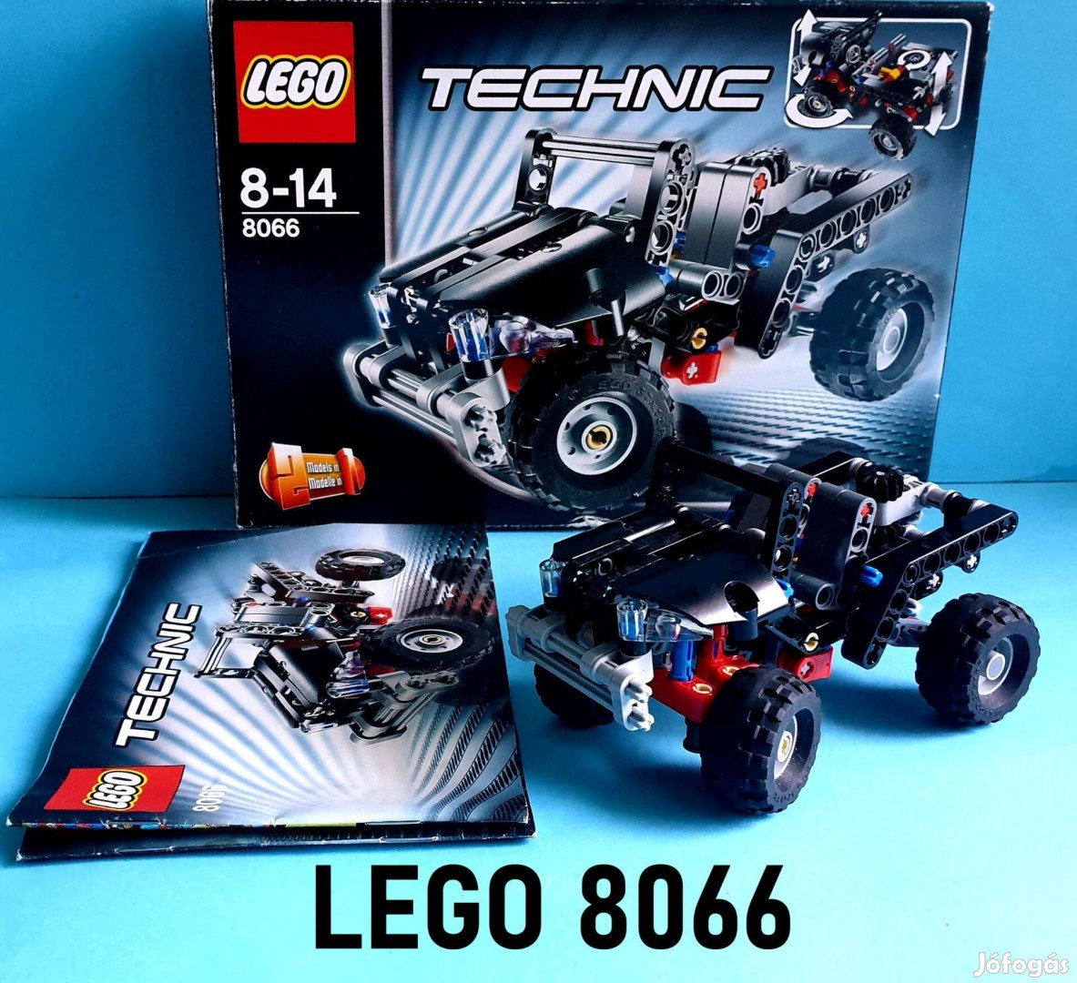 LEGO Technic 8066 Off-Roader 2011, doboz, útmutató