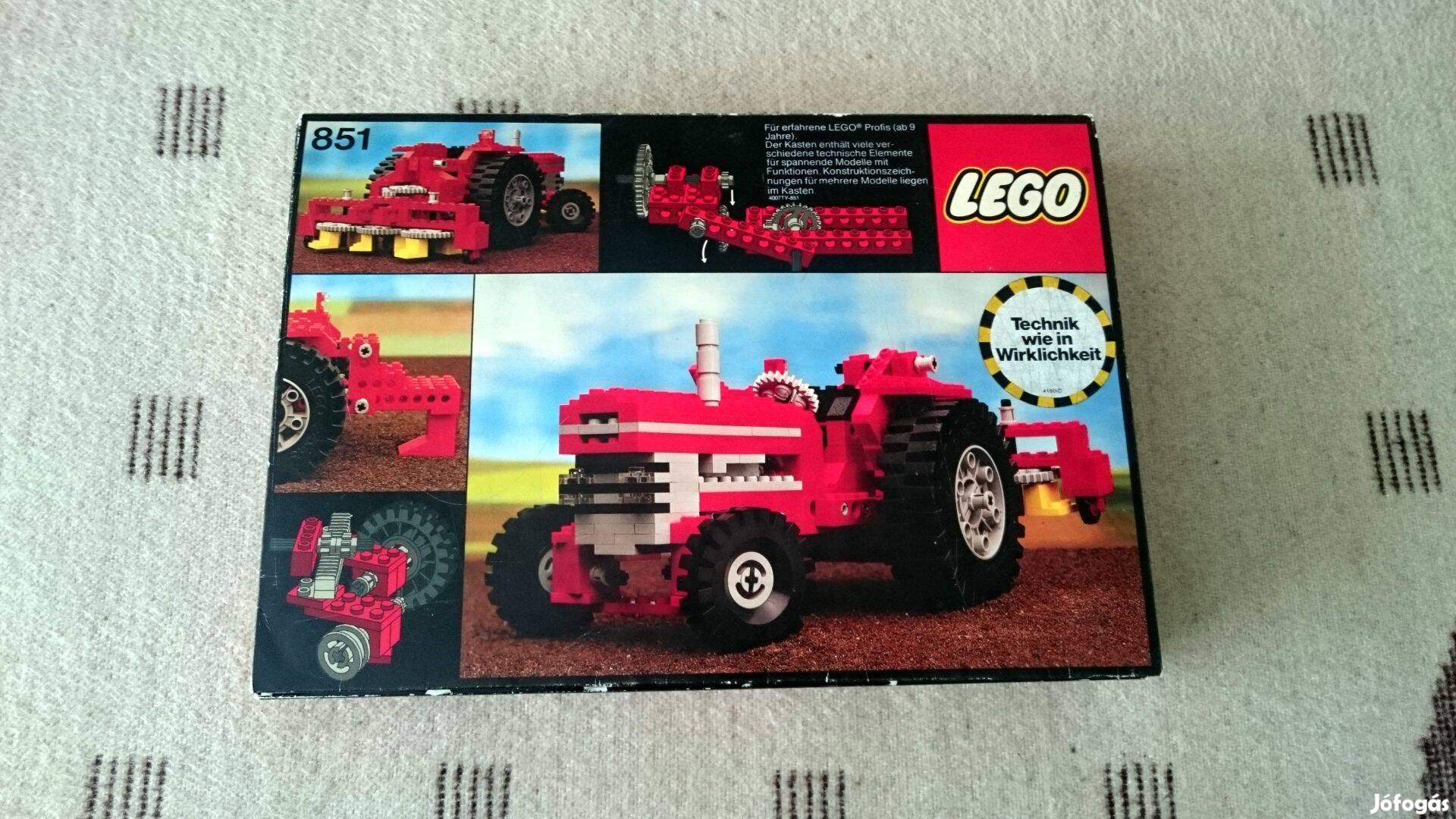 LEGO Technic 851 Tractor (1977) - újszerű dobozos