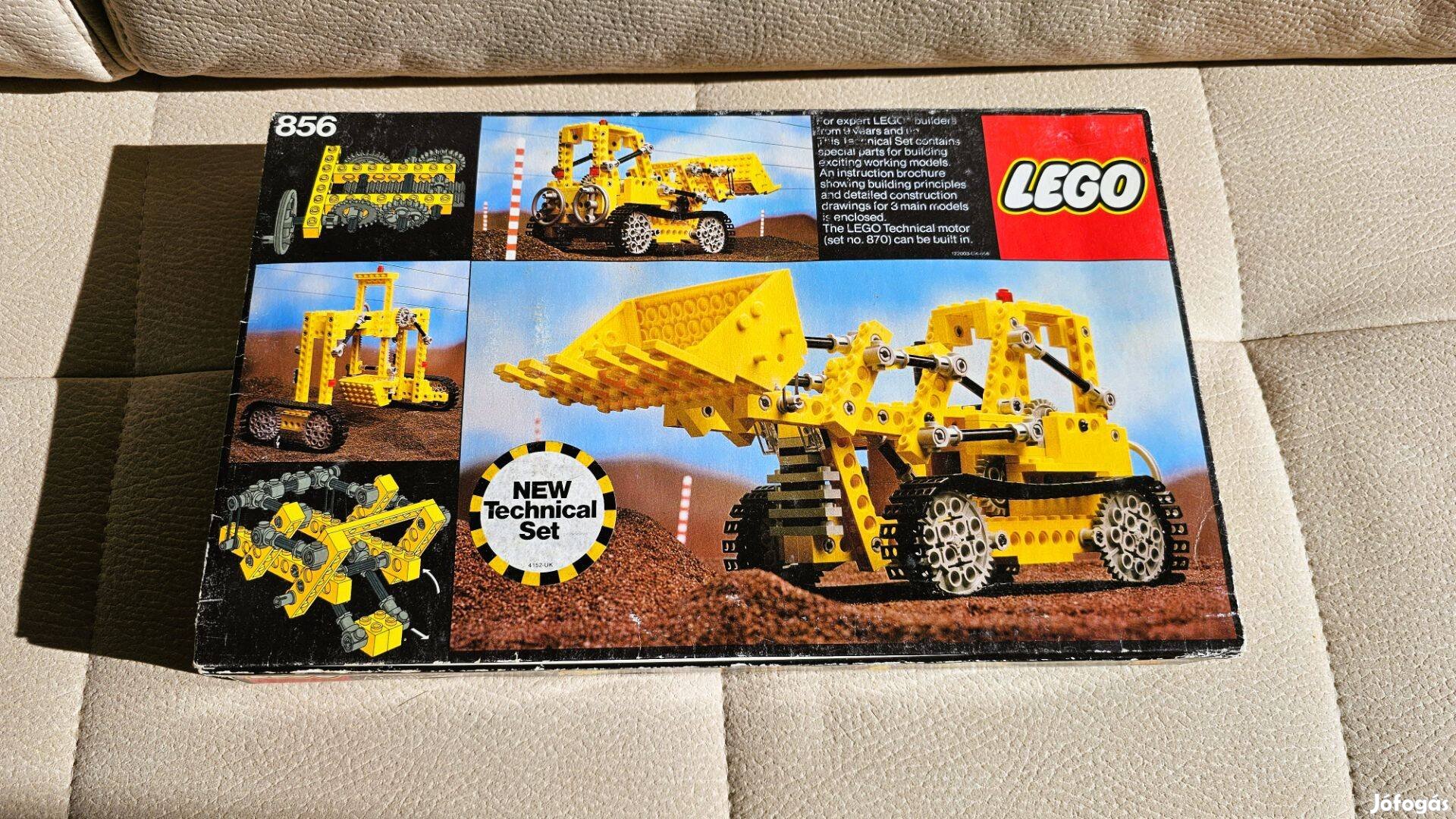 LEGO Technic 856 Bulldozer (1979) - újszerű, dobozos