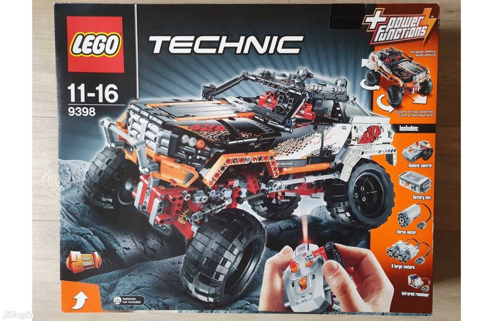 LEGO Technic - 4X4 Terepjáró 9398 Bontatlan Belső