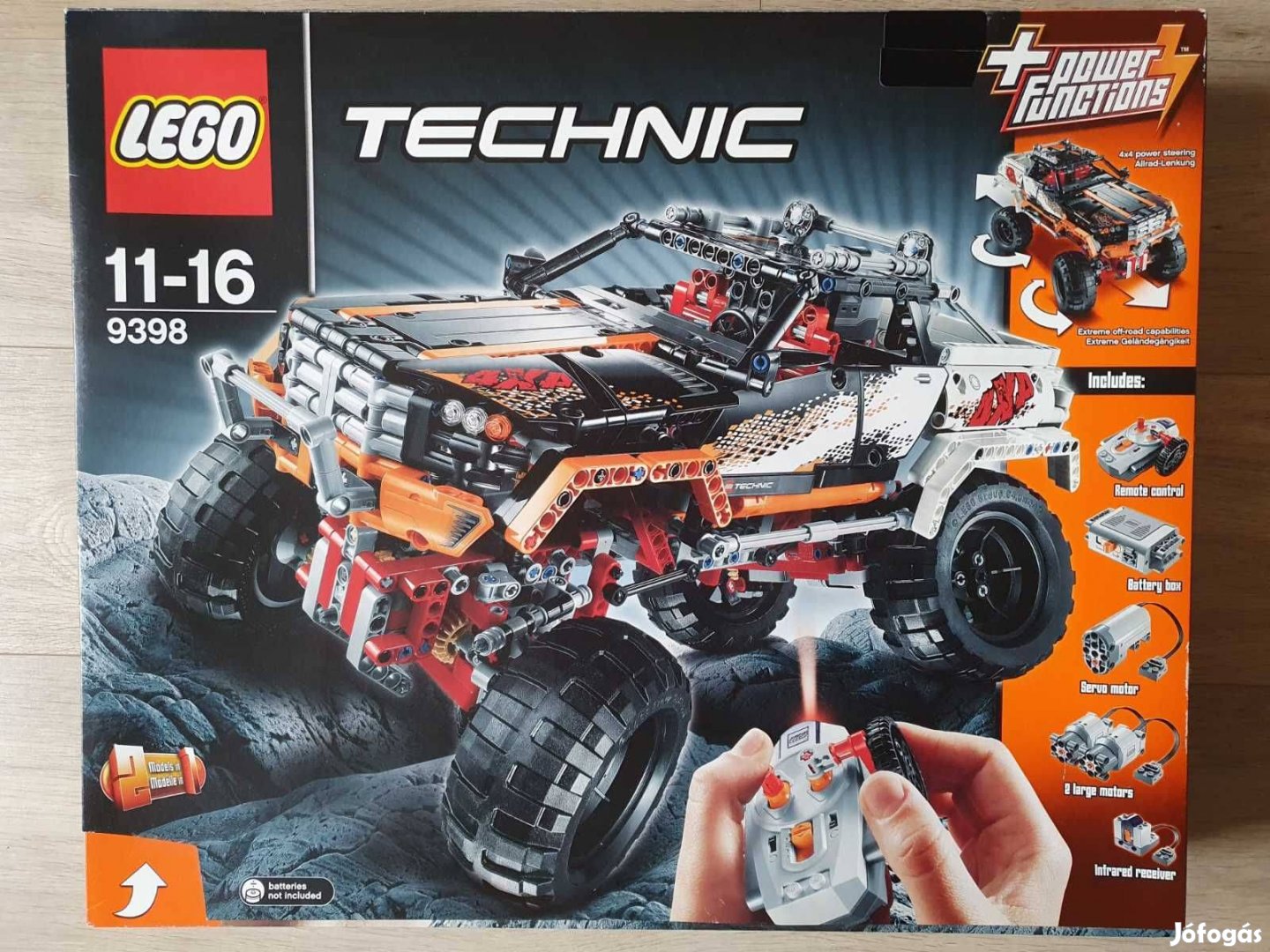 LEGO Technic - 4X4 Terepjáró 9398 Bontatlan Belső