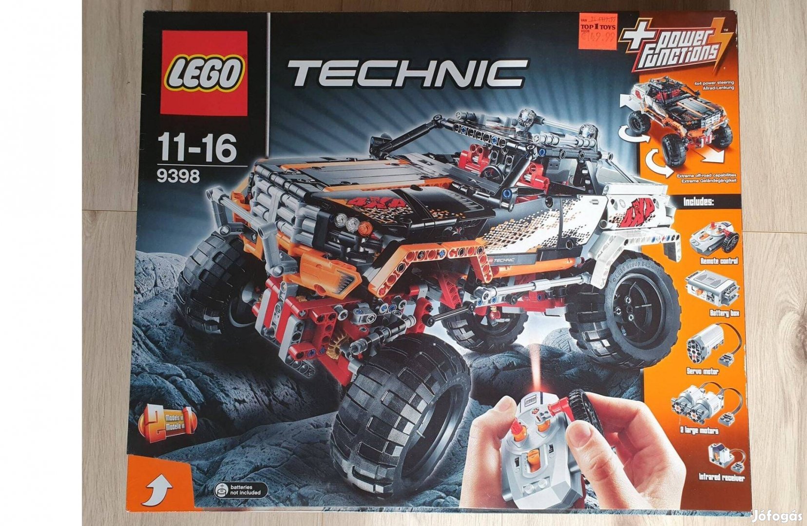 LEGO Technic - 4X4 Terepjáró 9398 Bontatlan Belső