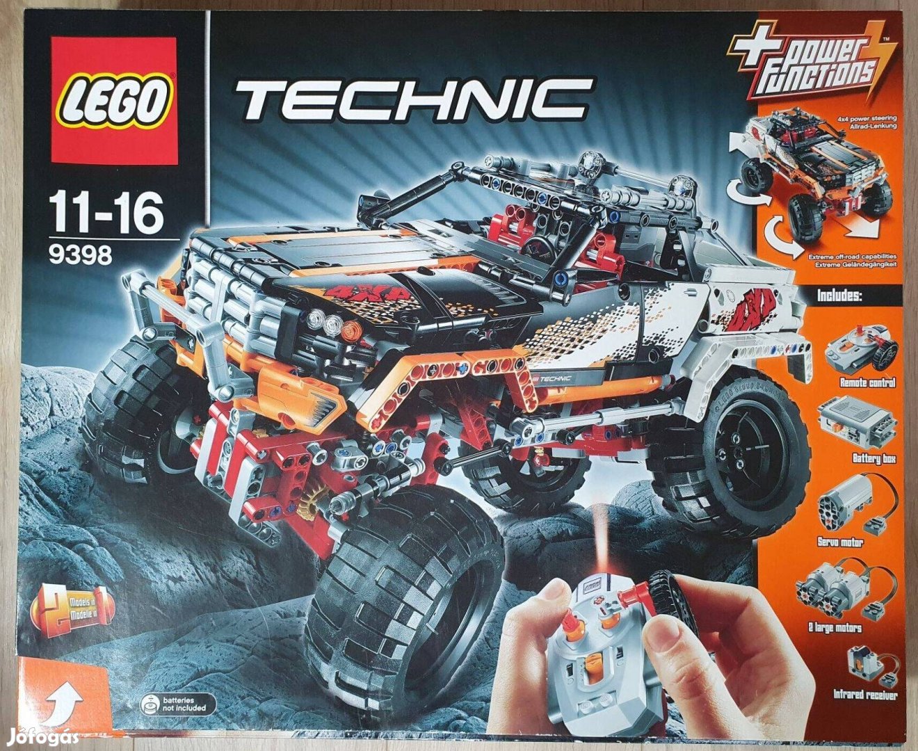 LEGO Technic - 4X4 Terepjáró 9398 Új, Bontatlan