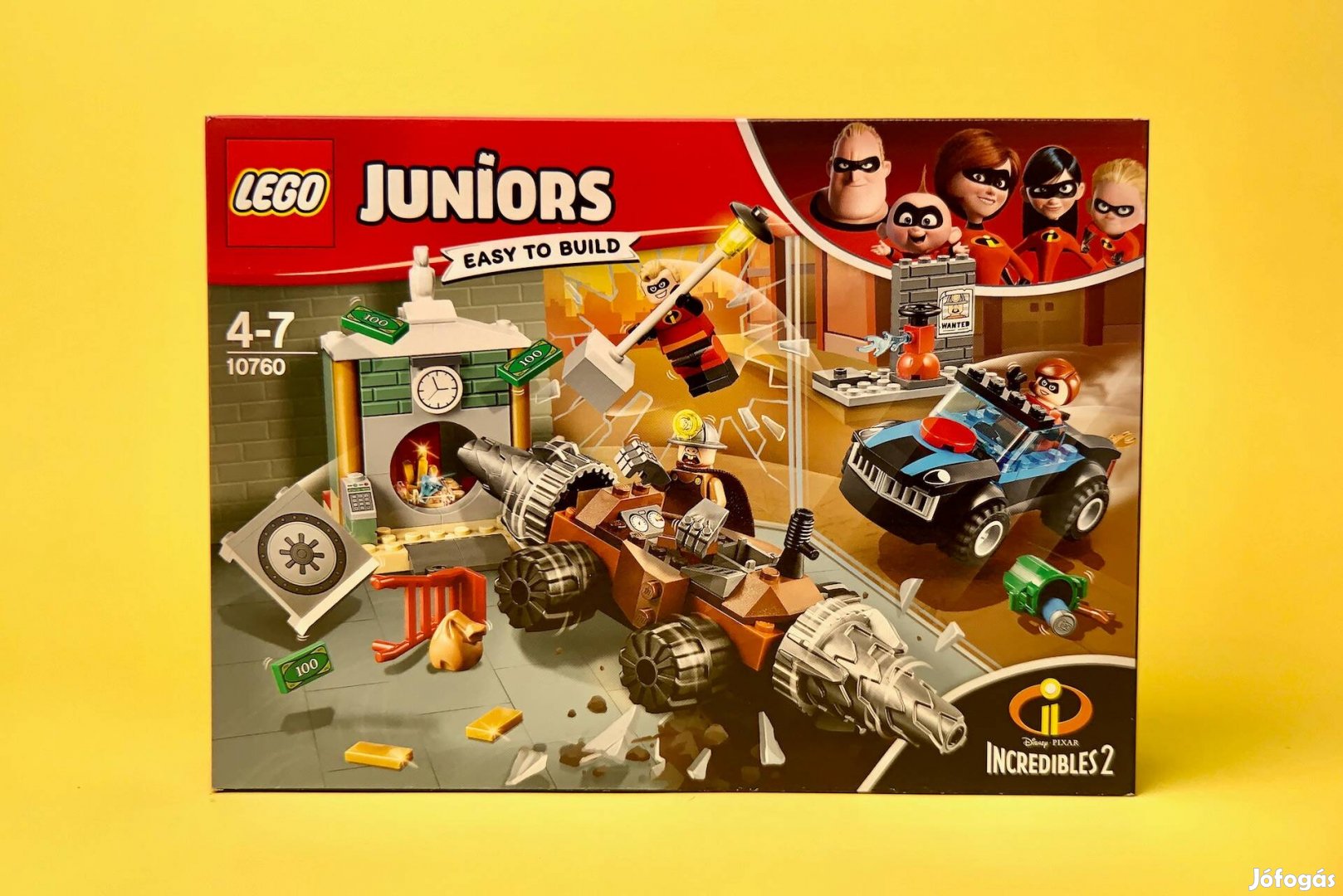 LEGO The Incredibles 10760 Underminer's Bank Heist, Uj, Bontatlan