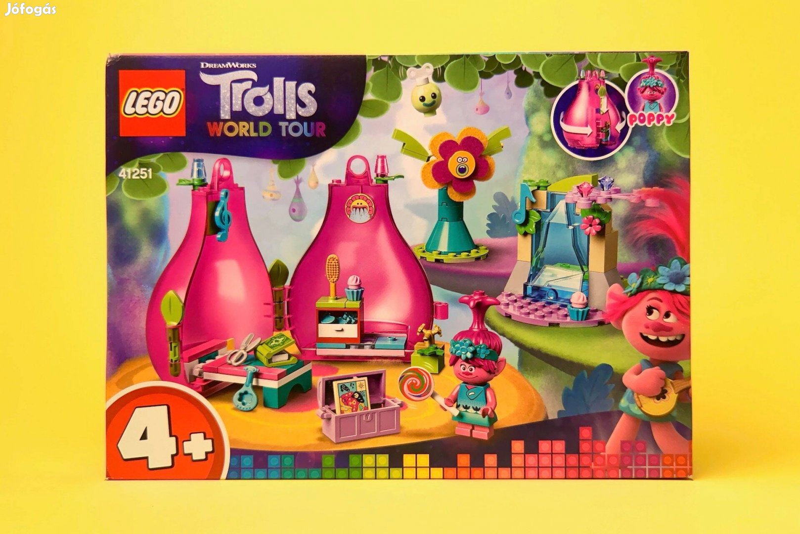 LEGO Trolls World Tour 41251 Poppy's Pod, Új, Bontatlan