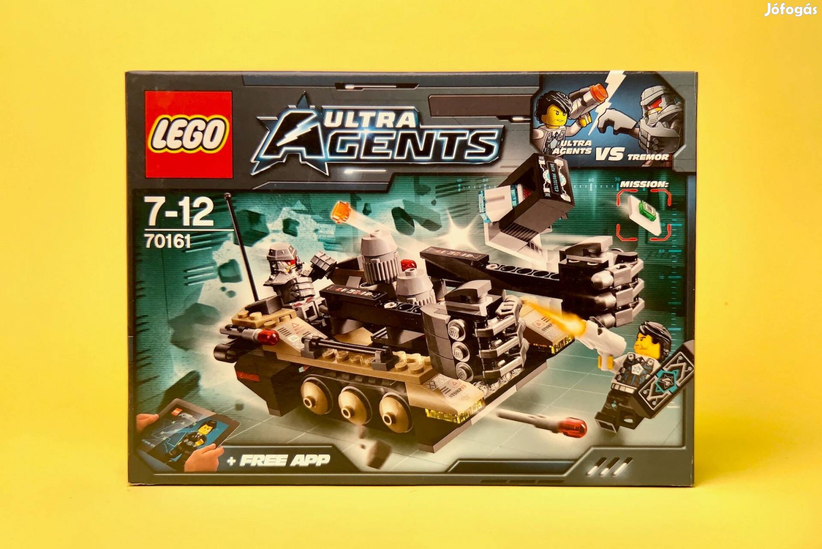 LEGO Ultra Agents 70161 Tremor Track Infiltration, Uj, Bontatlan