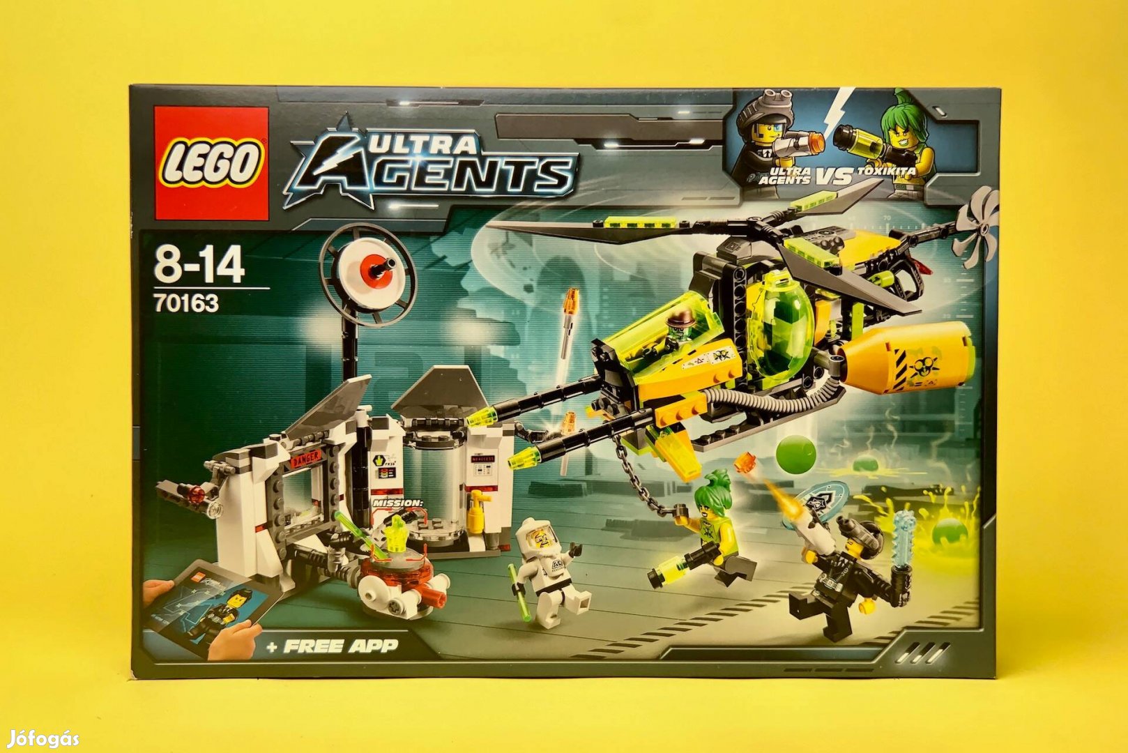 LEGO Ultra Agents 70163 Toxikita mérgező balesete, Uj, Bontatlan