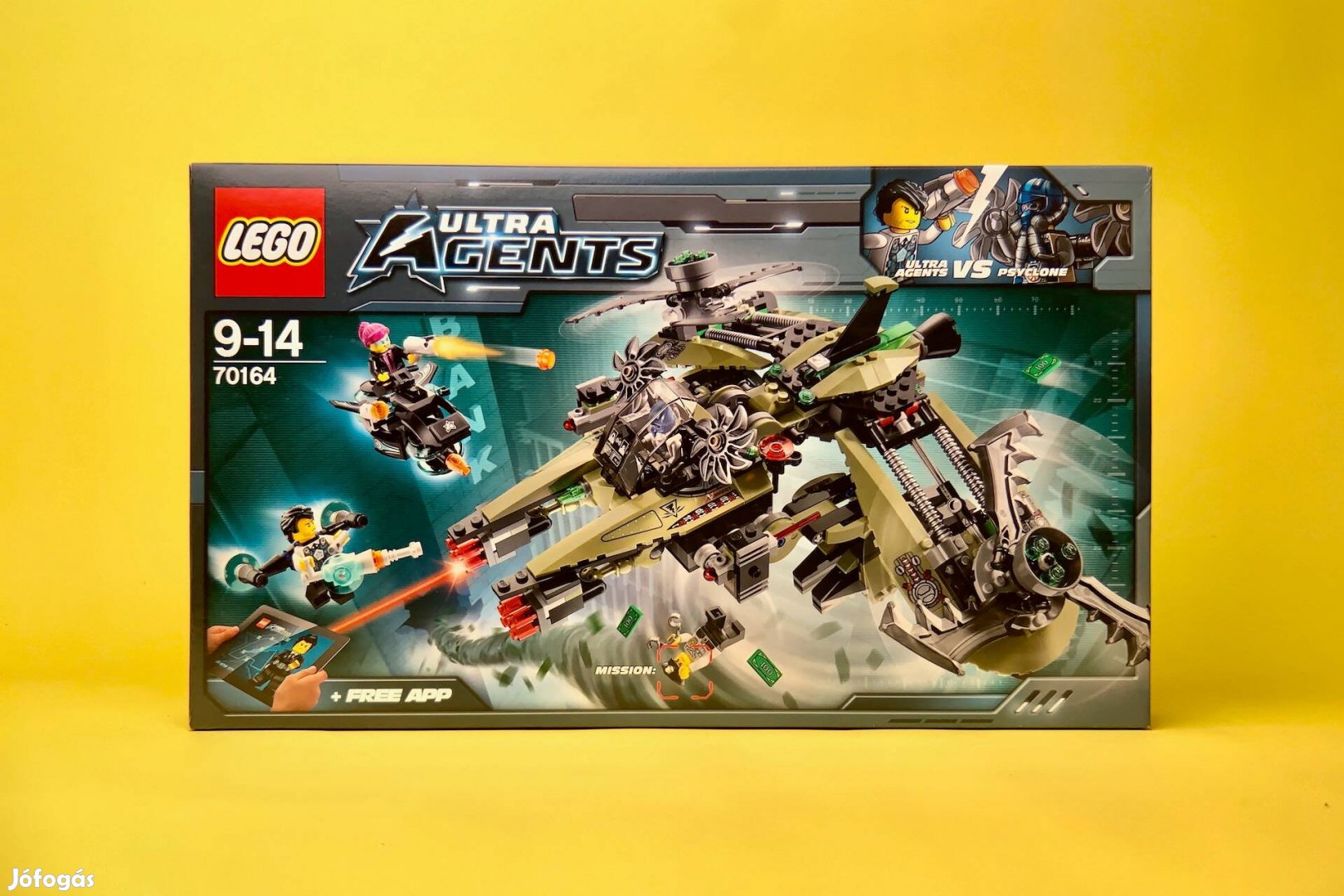 LEGO Ultra Agents 70164 Hurricane Heist, Uj, Bontatlan