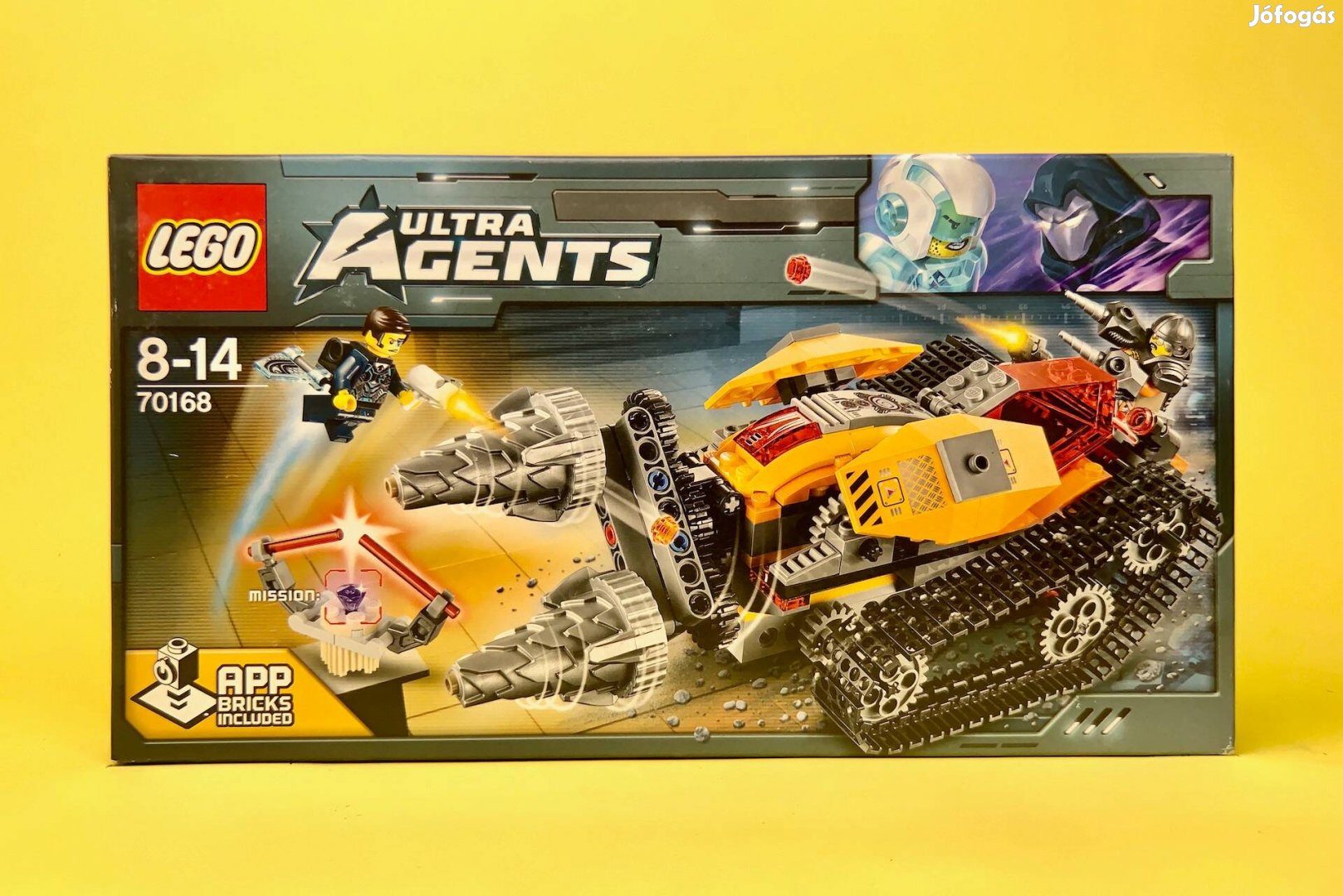 LEGO Ultra Agents 70168 Drillex gyémántrablása, Uj, Bontatlan