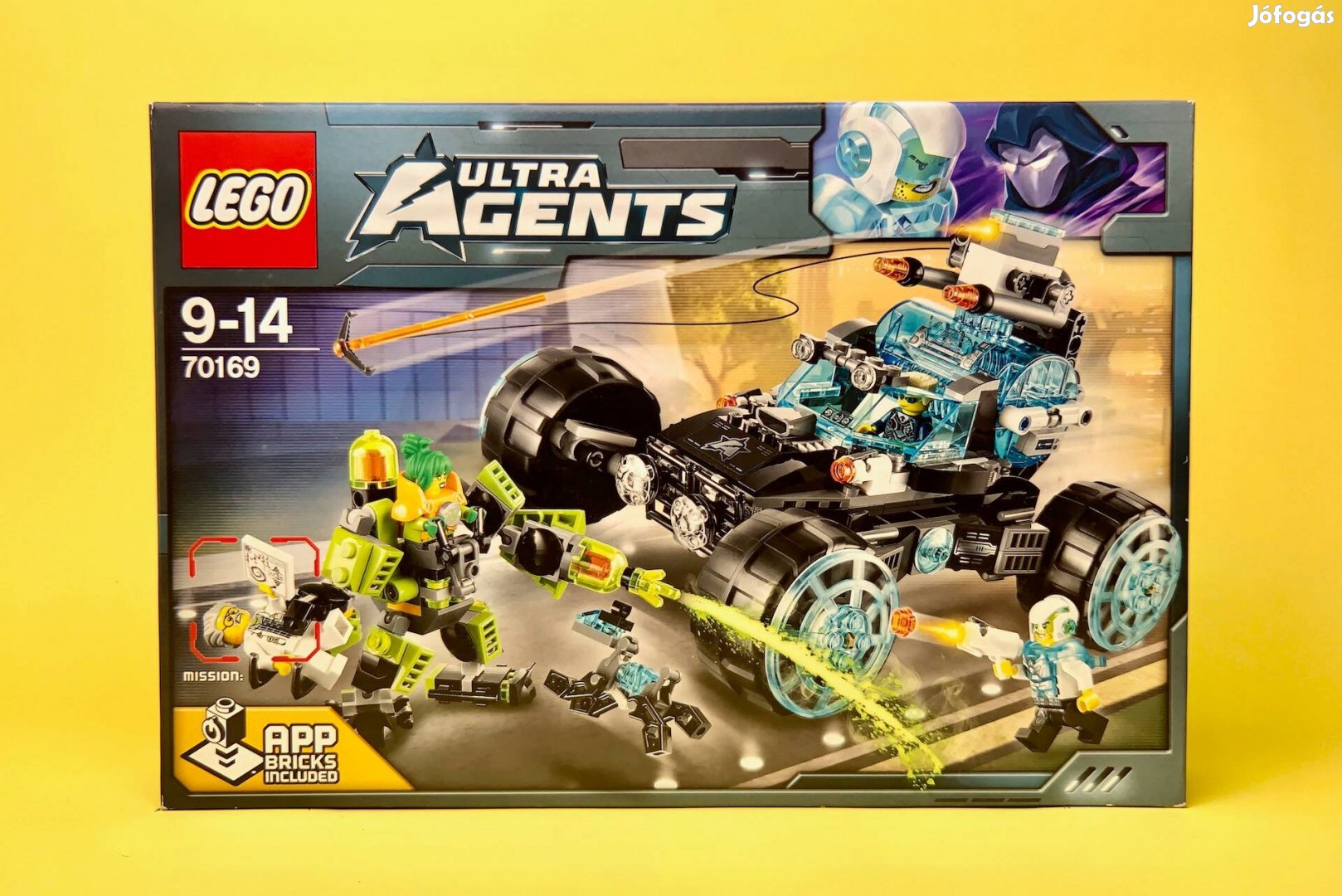 LEGO Ultra Agents 70169 Ügynök titkos őrjáraton, Új, Bontatlan