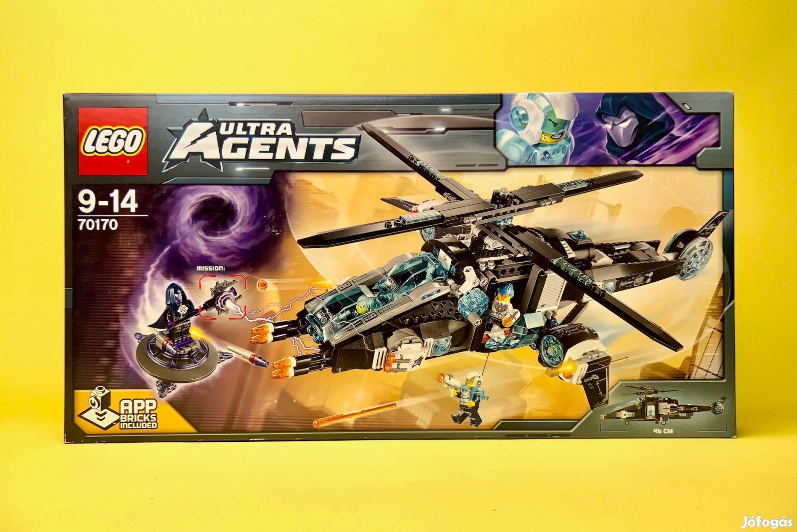 LEGO Ultra Agents 70170 Ultracopter vs. Antimatter, Uj, Bontatlan