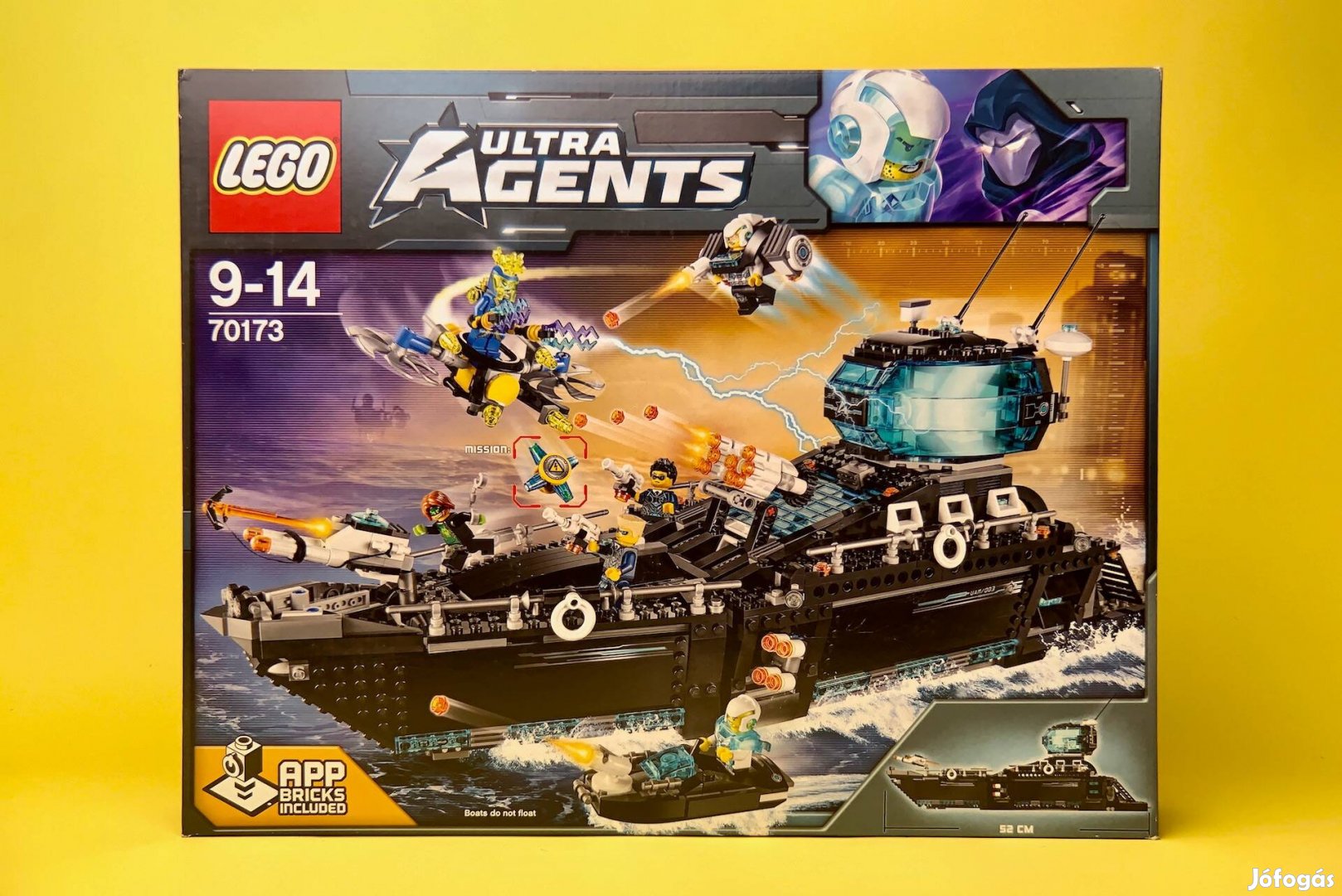 LEGO Ultra Agents 70173 Az Ultra ügynökök főhadiszállása, Uj Bontatlan