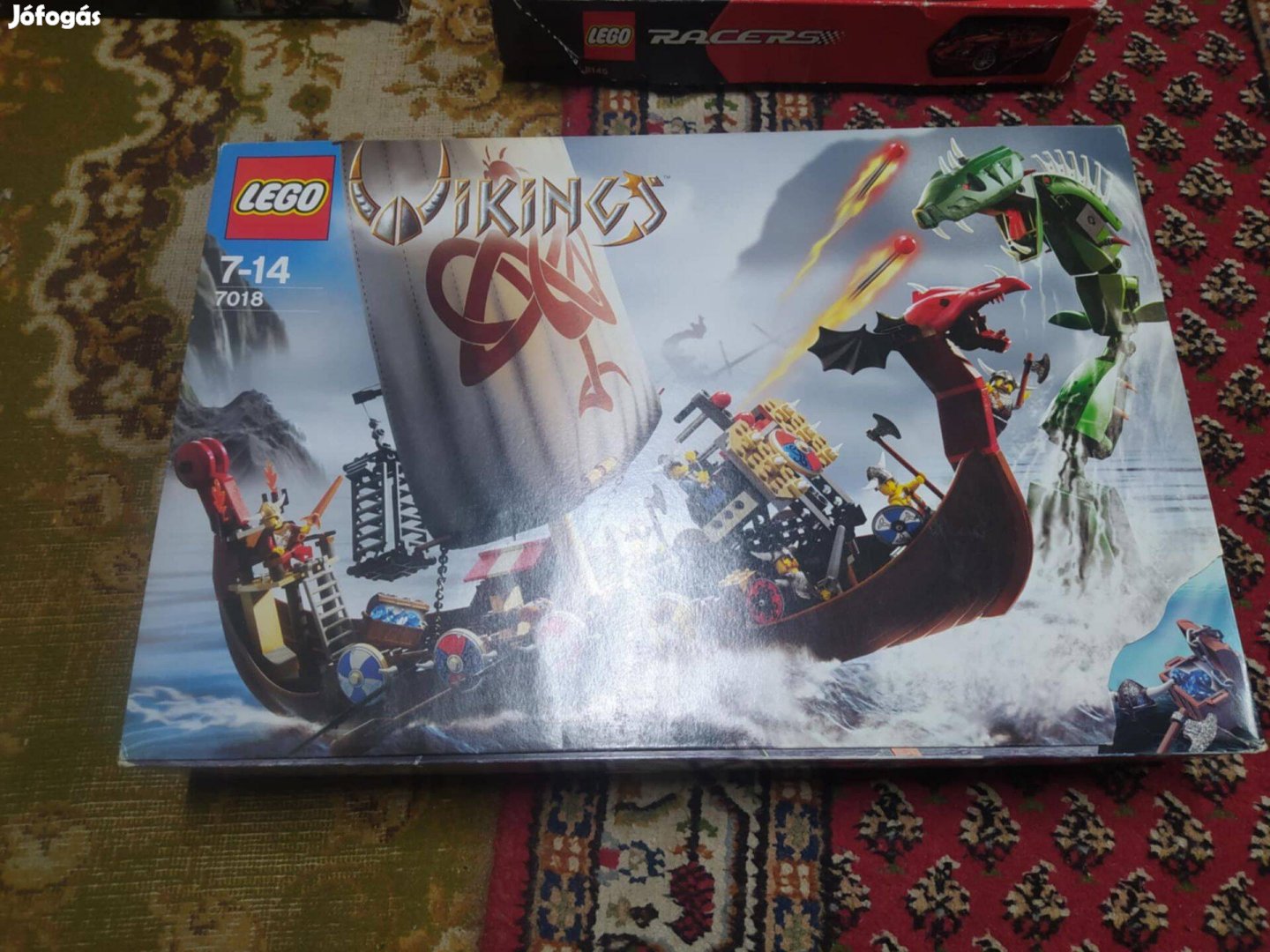 LEGO Vikings 7018 Viking Ship challenges the Midgard Serpent