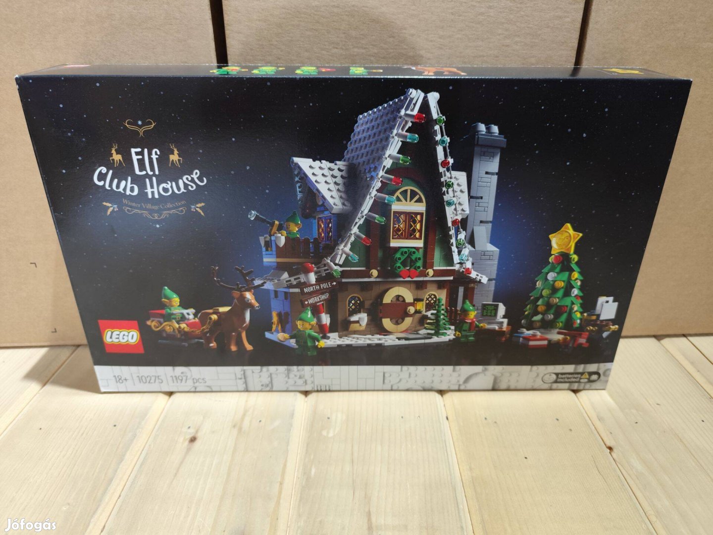 LEGO Winter Village 10275 Elf Club House új, bontatlan