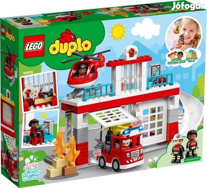 LEGO 10970 DUPLO Tűzoltóállomás és helikopter, Fire Station 117 ele