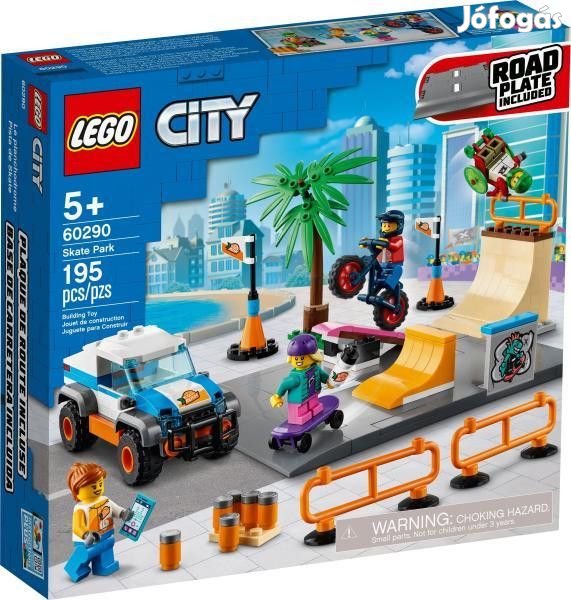 LEGO City 60290 Gördeszkapark 195 darabos építőkocka készlet