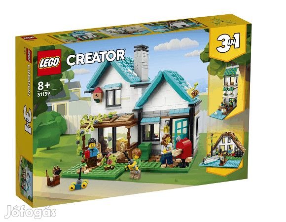 LEGO Creator 3 az 1-ben Otthonos ház, 3 in 1 Családi ház, tóparti há