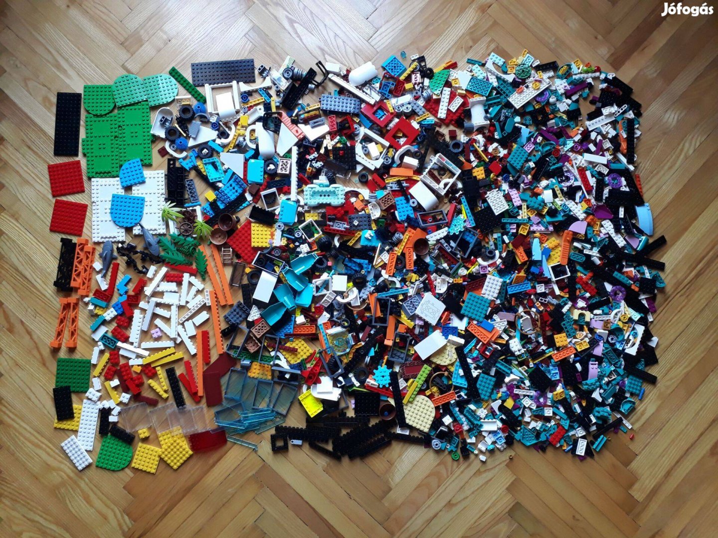 LEGO elemek - 3.52 kg , 4036 db eredeti elem készletbontásokból Új