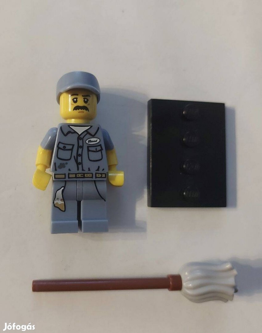 LEGO minifigura Janitor (15. sorozat, col15-9)
