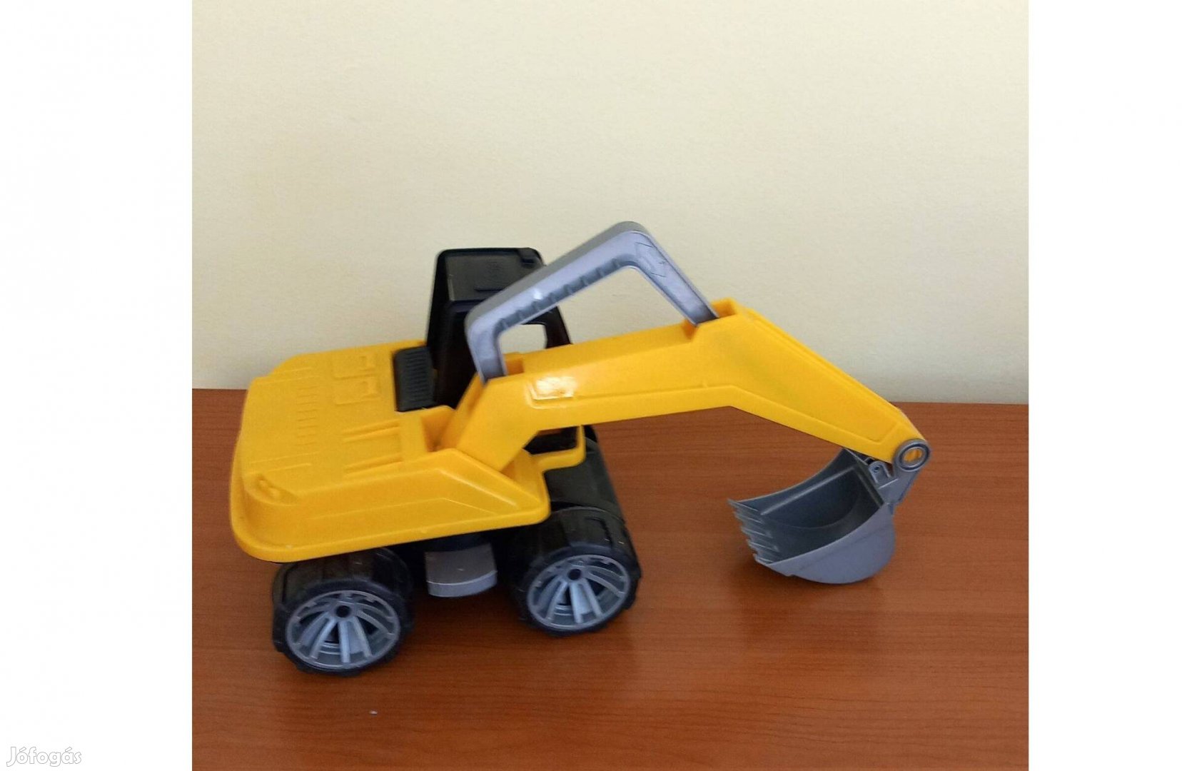 LENA játék markoló gép, kotrógép, kanalas