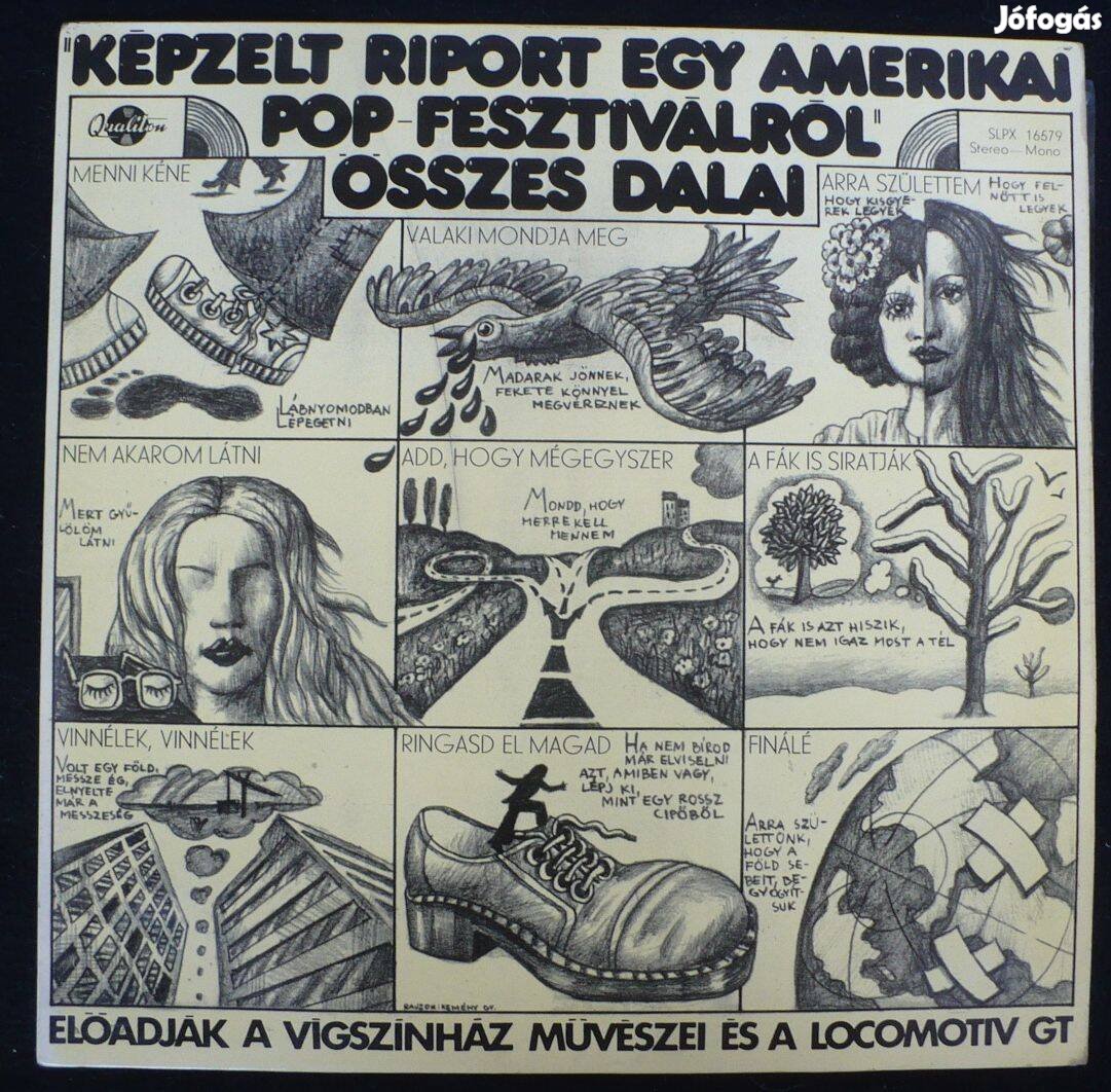 LGT: Képzelt riport egy amerikai pop fesztiválról összes dalai (LP)