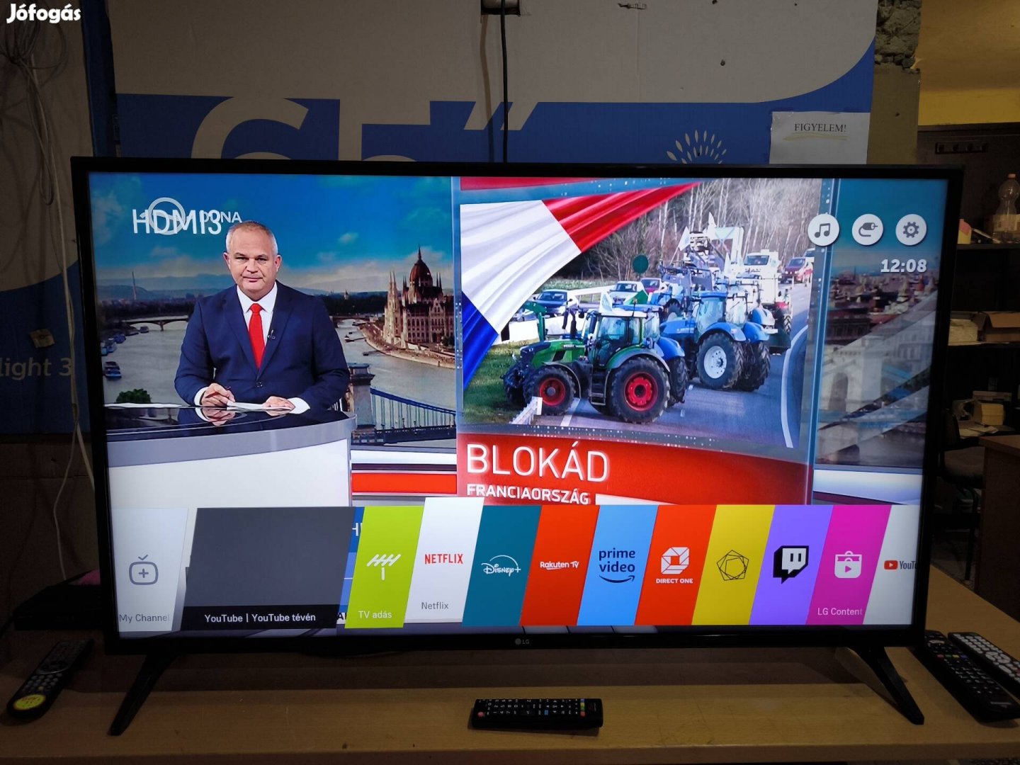 LG 127 cm 4k smart televízió garanciával 