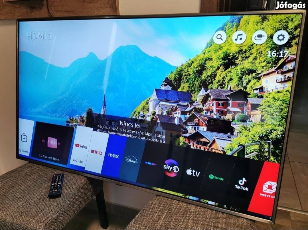 LG 140cm 4k uhd smart 