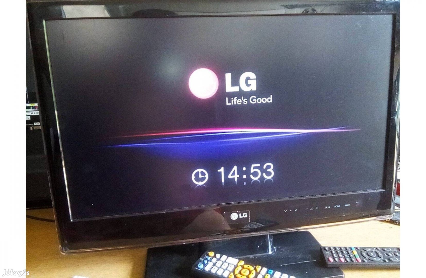 LG 22"-os (54cm), led tv-monitor, 24V-ról működő, garanciával