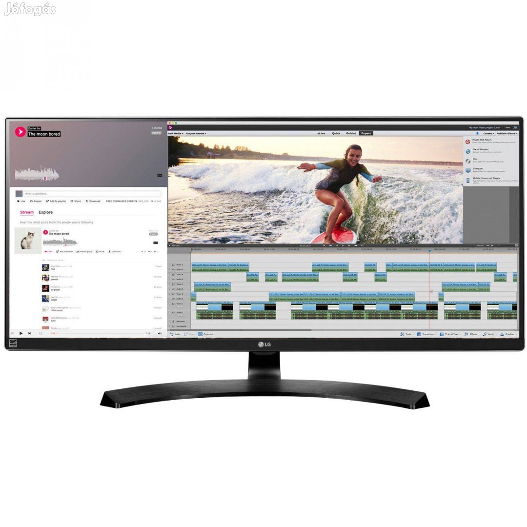 LG 34UM88C-P UW-Qhd 21-9 Gamer Monitor ! Akció!