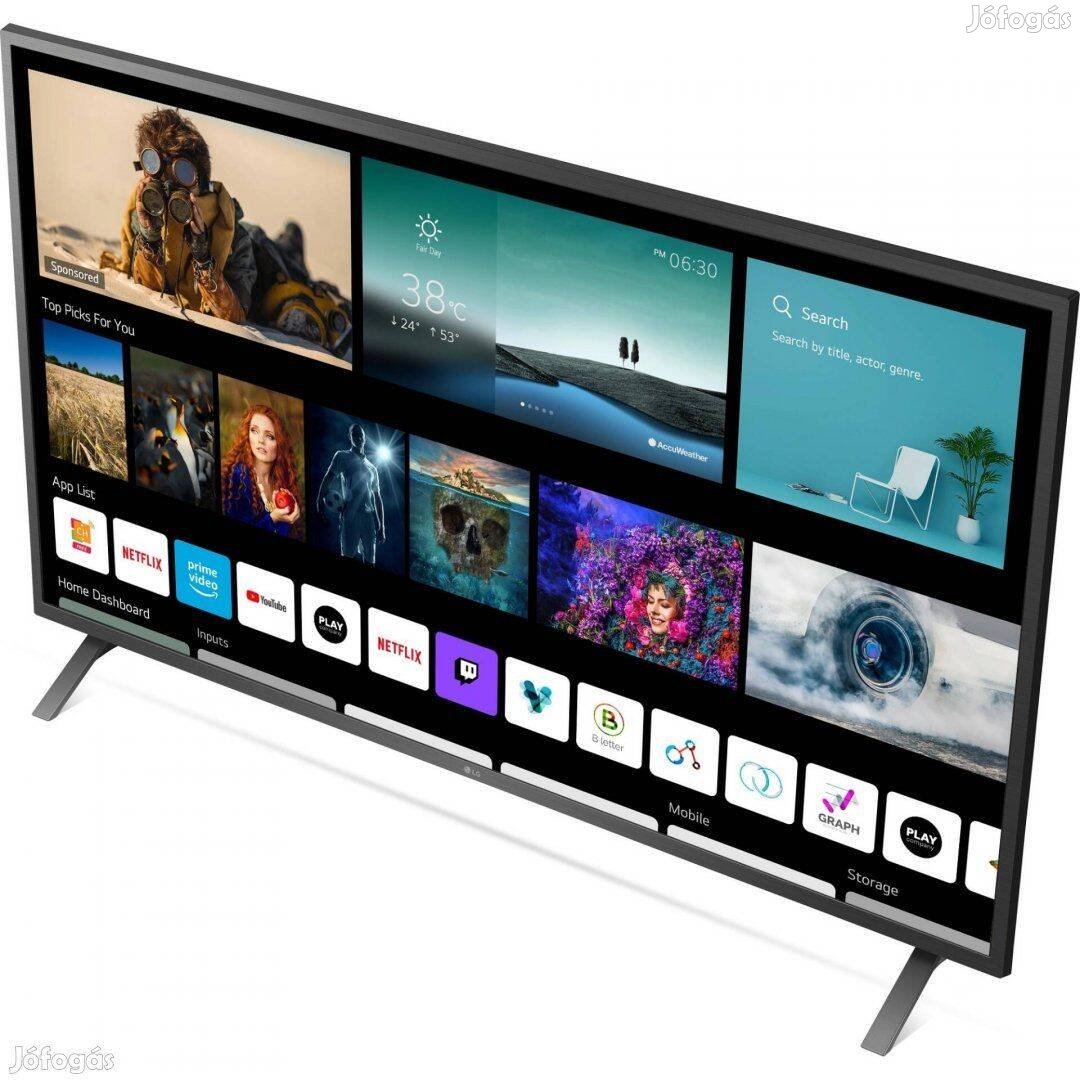 LG 43UP75003LF Smart LED Televízió, Kijelzője törött! 108 cm, 4K Ultra