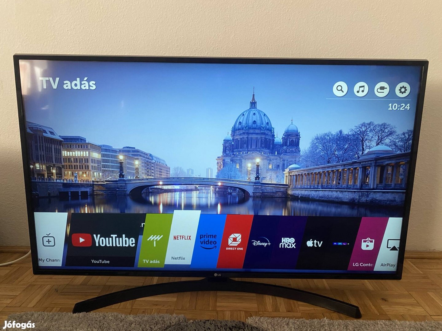 LG 43" 4K UHD okos smart led tv