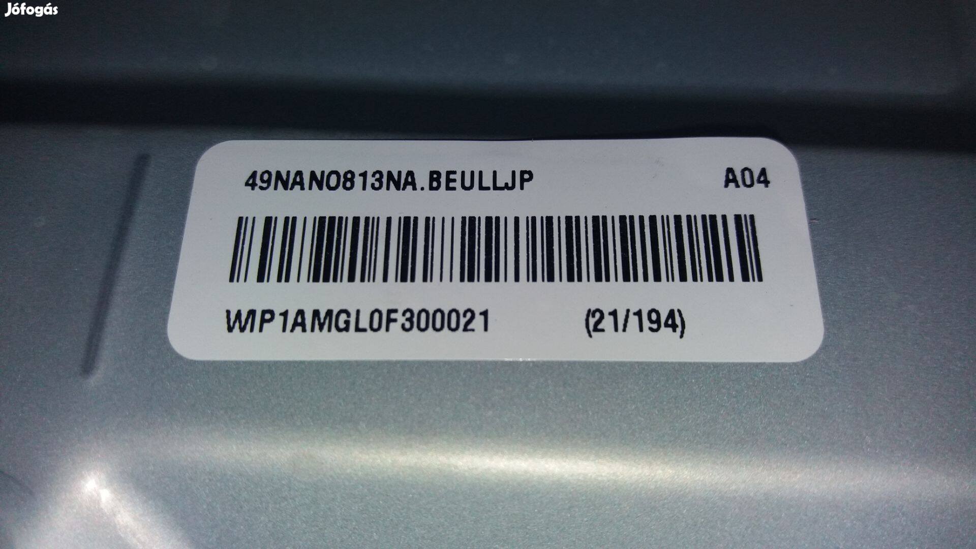 LG 49Nano813 SEL490W0 LED tv komplett háttér világítás