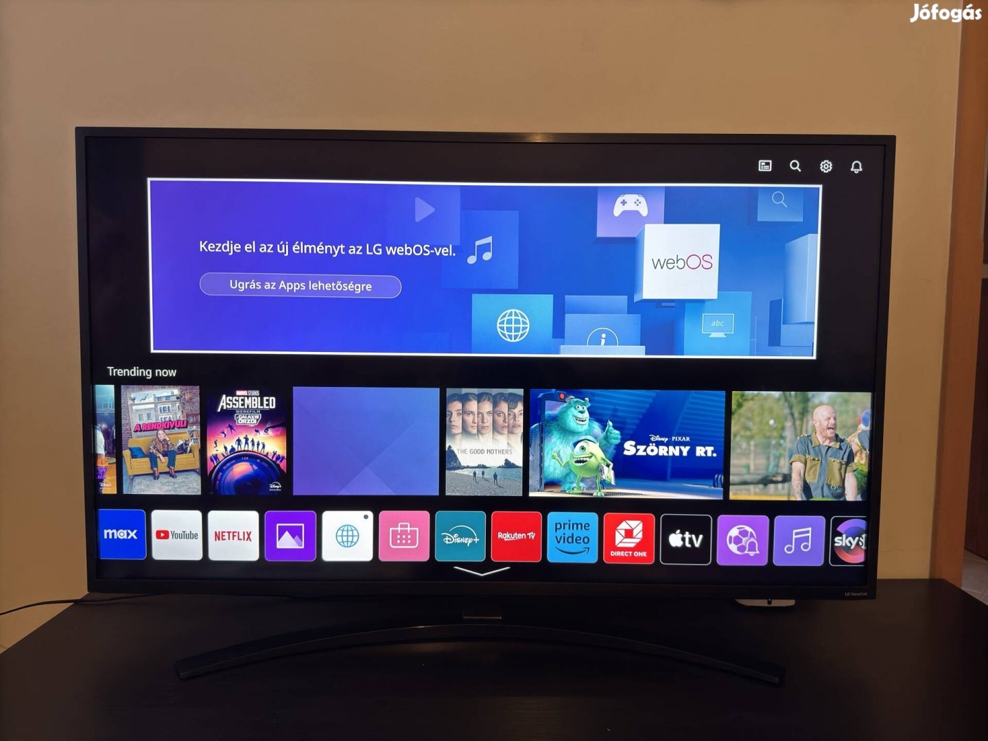 LG 50Nano793NE 4K 50"-os tv eladó