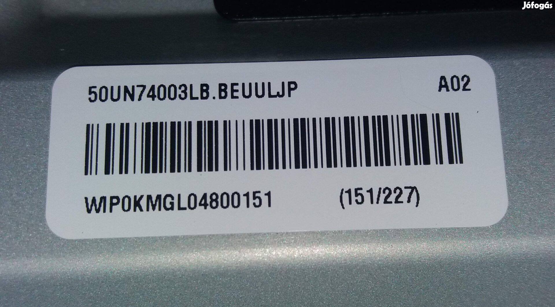 LG 50UN74003LB LED tv táp háttér és Tcon alkatrésznek