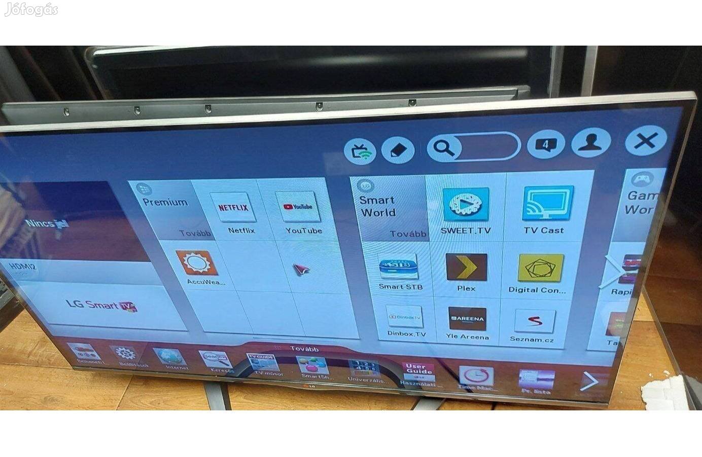 LG 55LA6908 140cm, Full HD, Smart, passzív 3D, wifis led tv