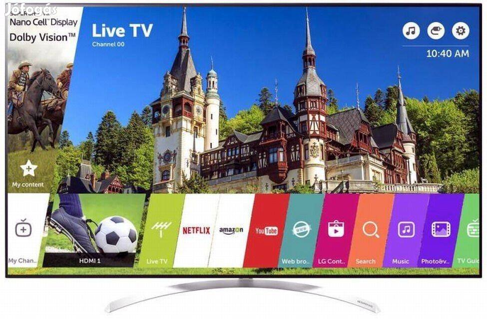 LG 55SJ850 139 cm Suhd 4K Smart Nanocell WIFI LED TV!