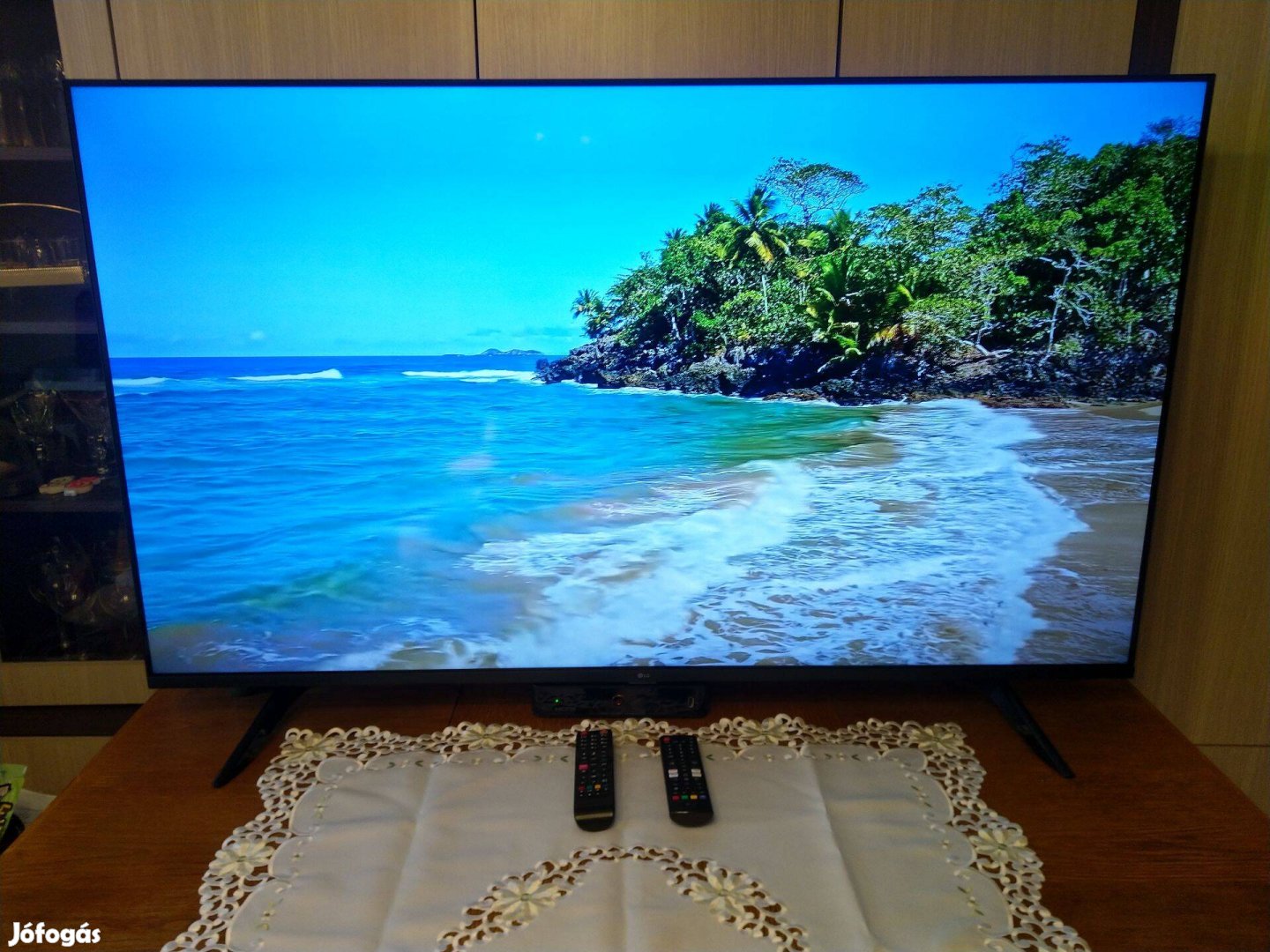 LG 55"- os 1 hónapos 4K smart tv 23 hónap garanciával eladó