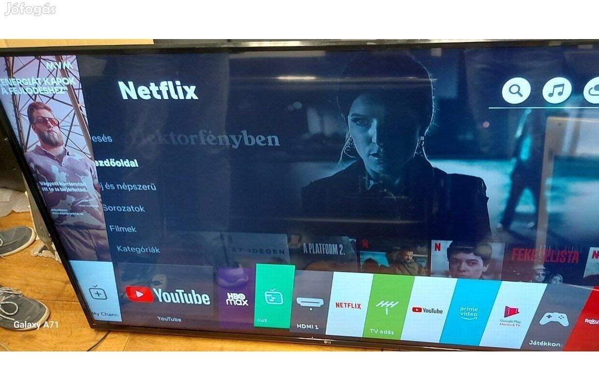 LG 65UK6300 165CM 4K-UHD, SMART LED TV, Netflix előfizetés