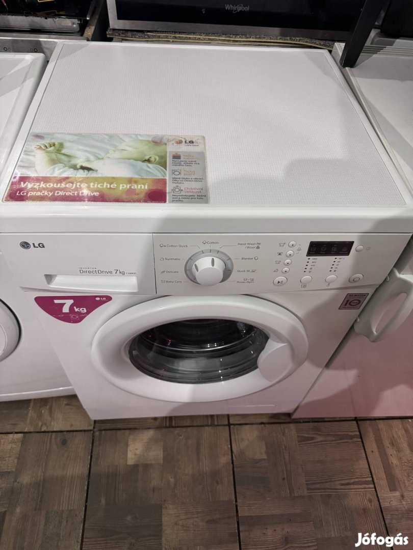LG 7kg Direct Drive mosógép garanciával