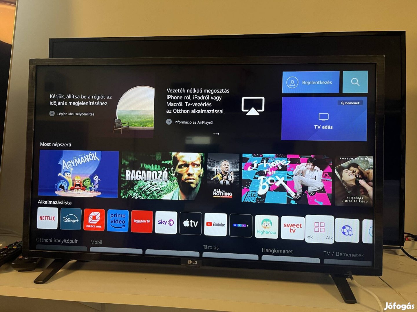 LG 82 cm Smart tv 2022 számlával garanciával