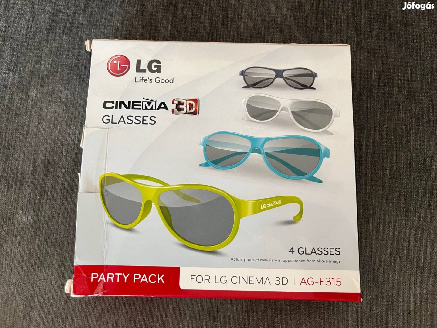 LG AG-F315 3D szemüveg csomag