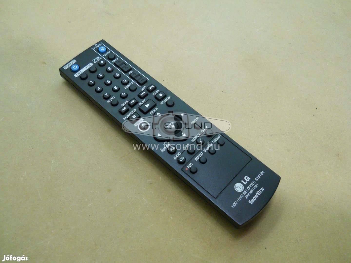 LG AKB35914501 HDD-DVD Recorder gyári rendszer távirányító