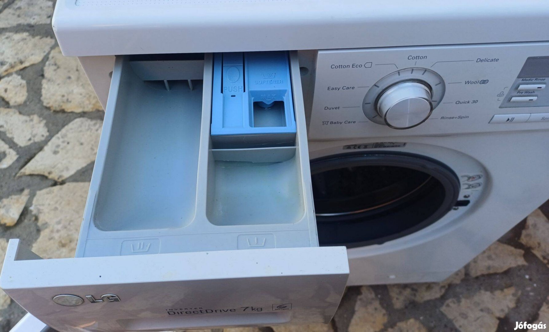 LG A mosógép Led kijelző 7kg