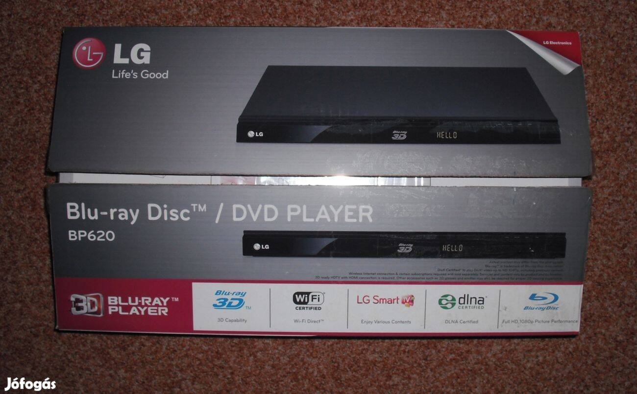 LG BP620 3D Blu-ray SMART lejátszó eladó Kedvező ár