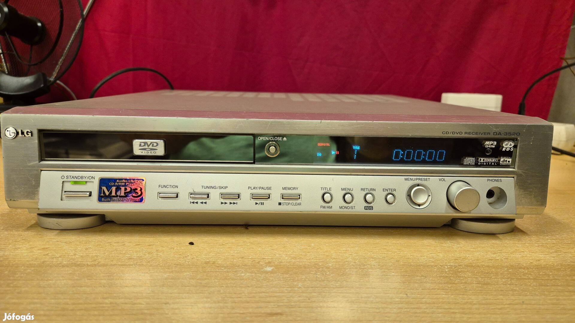 LG DA3520 Rádió-erősítő-DVD