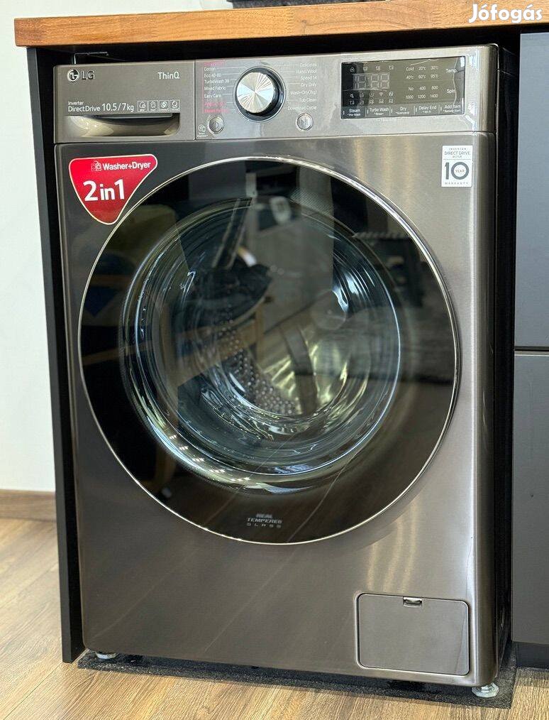 LG F4DV710S2SE Mosó-szárítógép 10,5 kg/7 kg