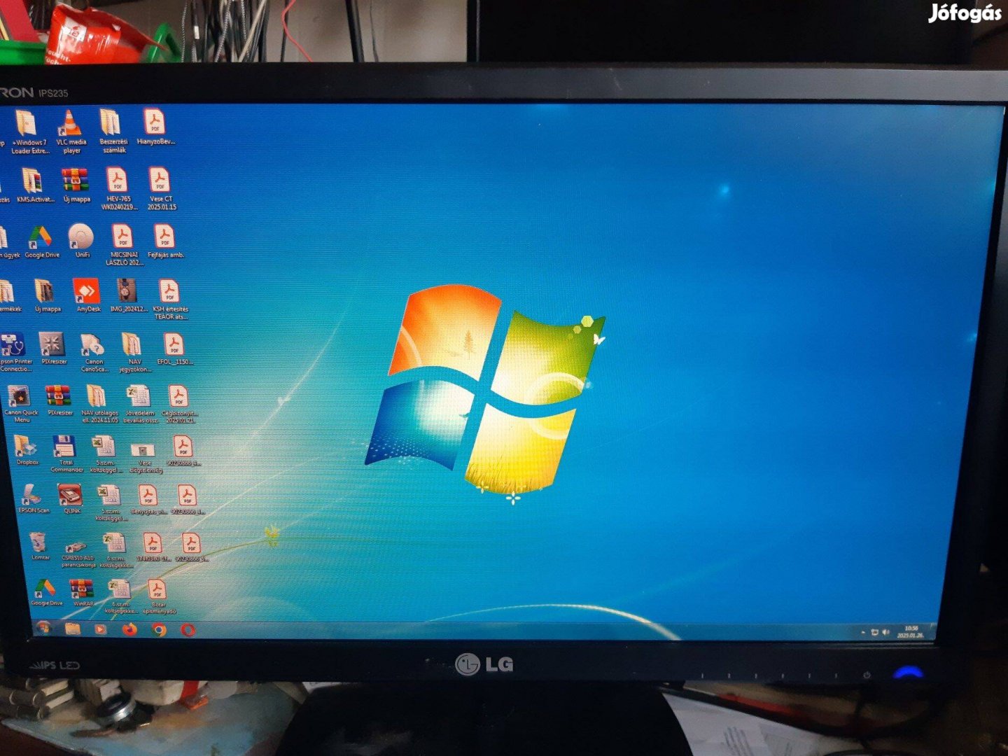 LG Flatron IPS235 LED monitor 23 működő