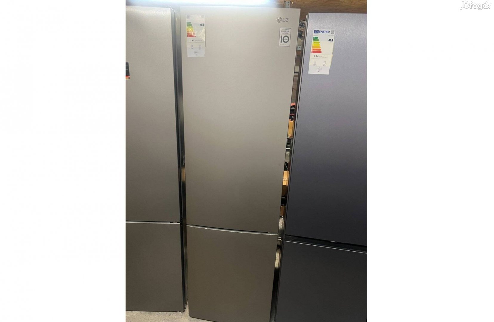 LG GBP62Pznbc, B osztályos, 384 literes, kombi hűtő, 325e.ft helyett!!
