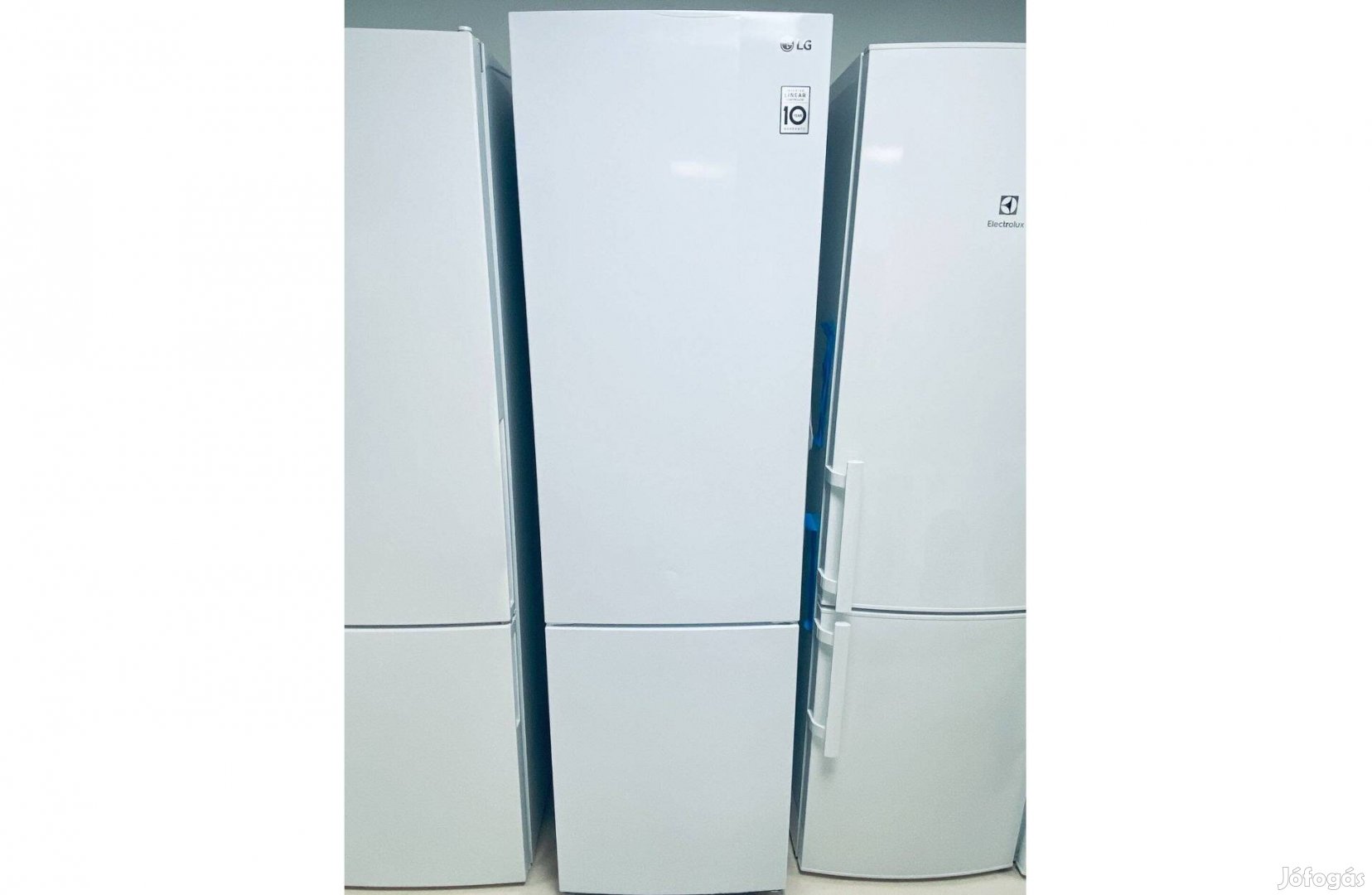 LG GBP62Swnac hűtőszekrény/fagyasztó kombináció fehér/A, 203 CM, 384L